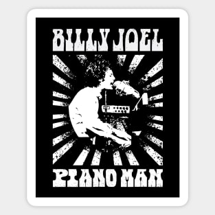 vintage billy piano man Magnet